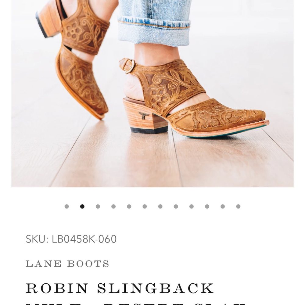 SKU: LB0458K-060
LANE BOOT
ROBIN SLINGBACK
MULE - DESERT CLAY - Picture 11 of 16